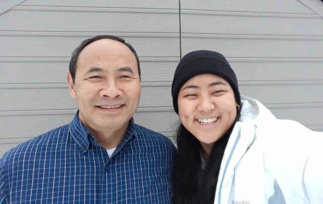 Father and Daughter Share Meaningful Work at Communitas
