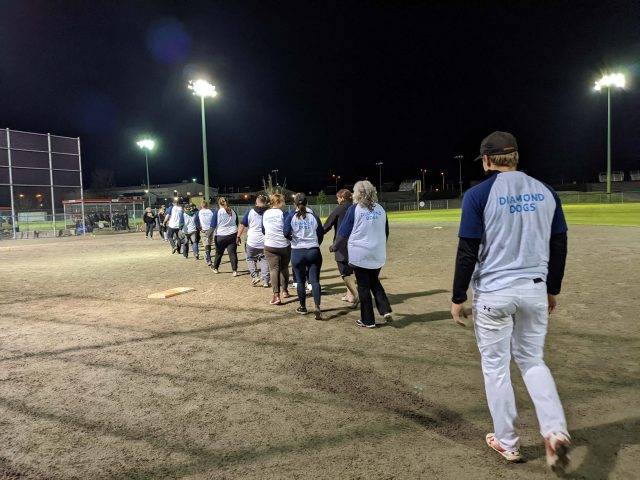 Slo-pitch Brings Staff Together