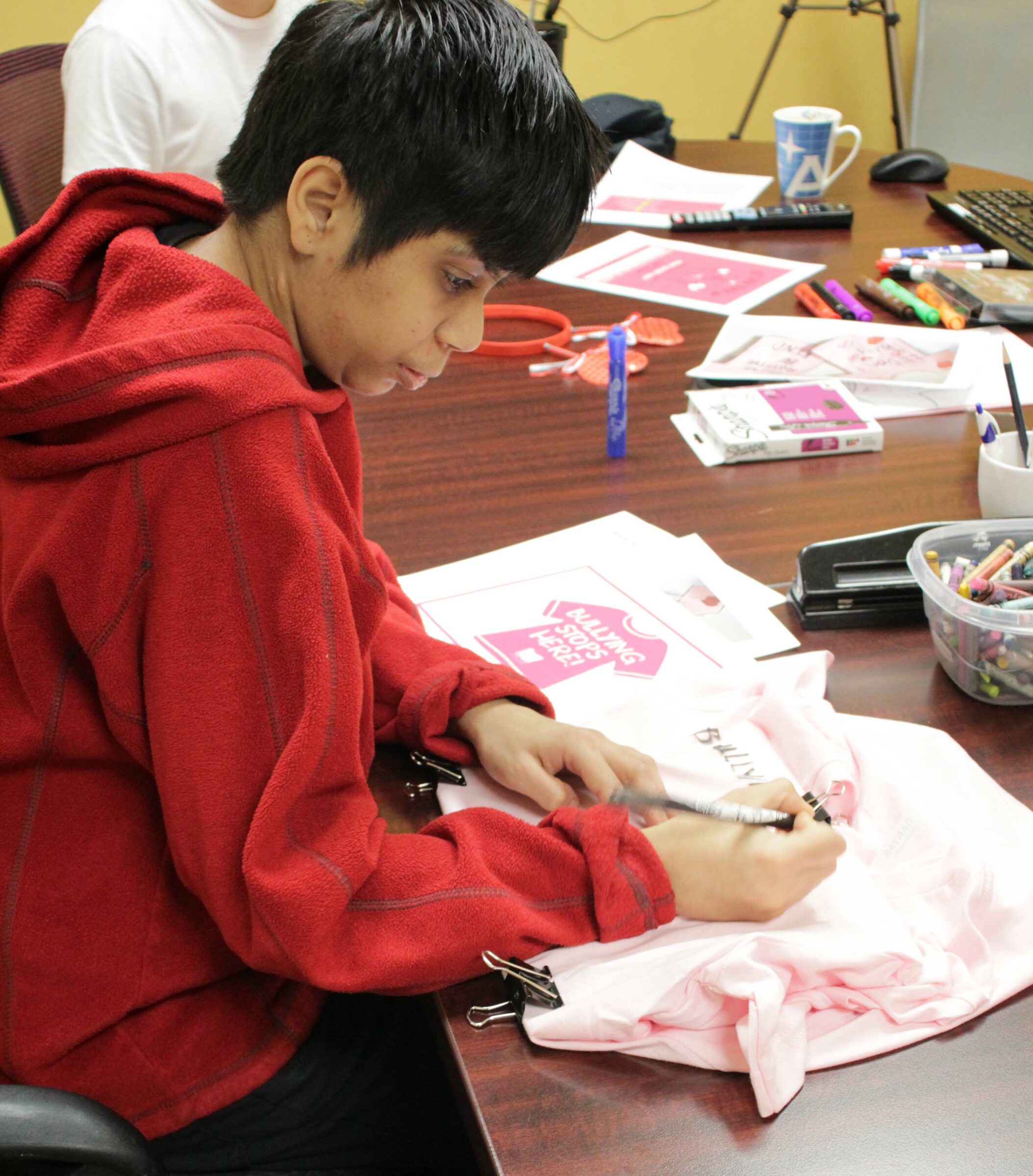 Krish Making Their Shirt