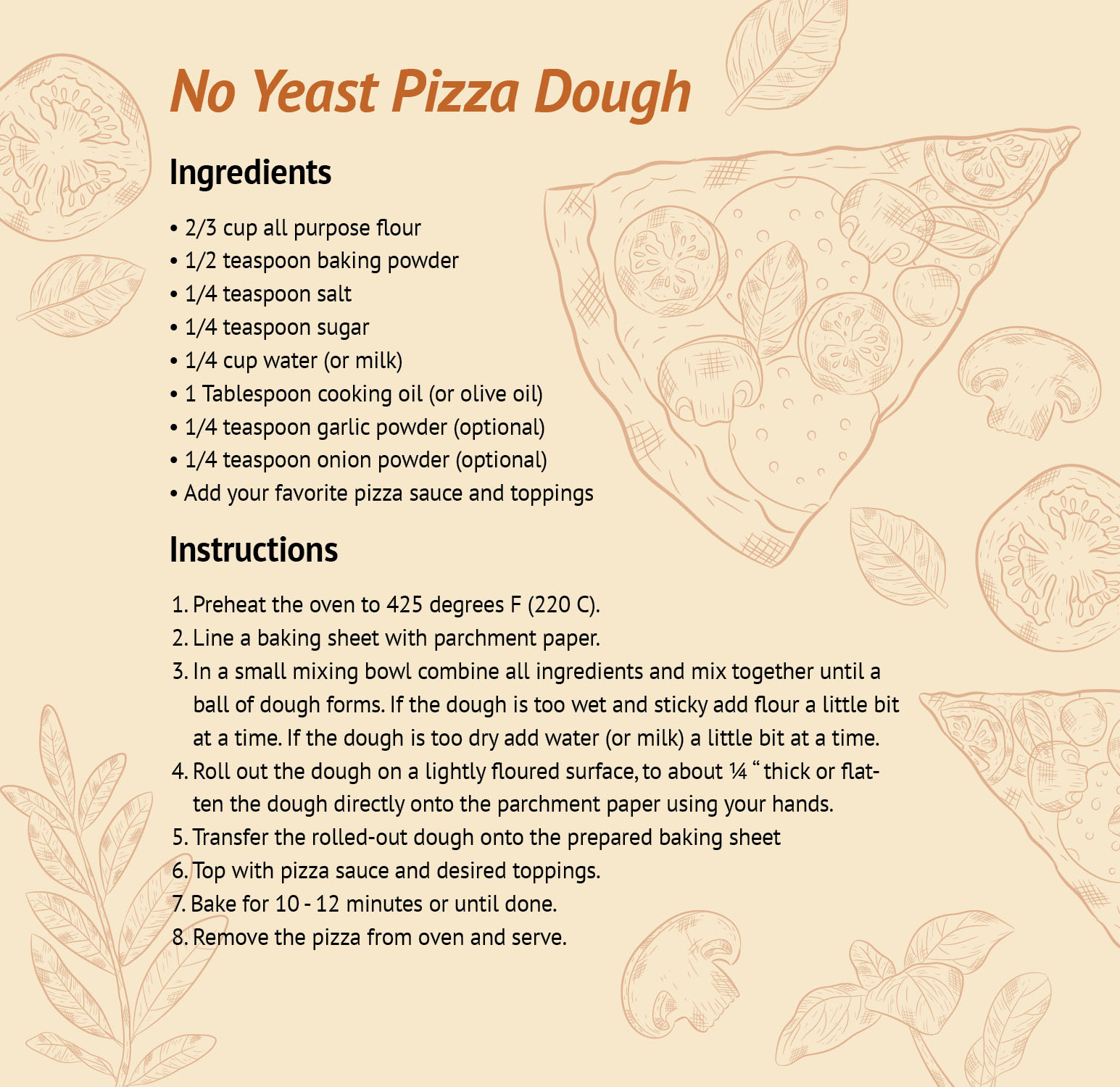 Pizza Dough Recipe Feb2023