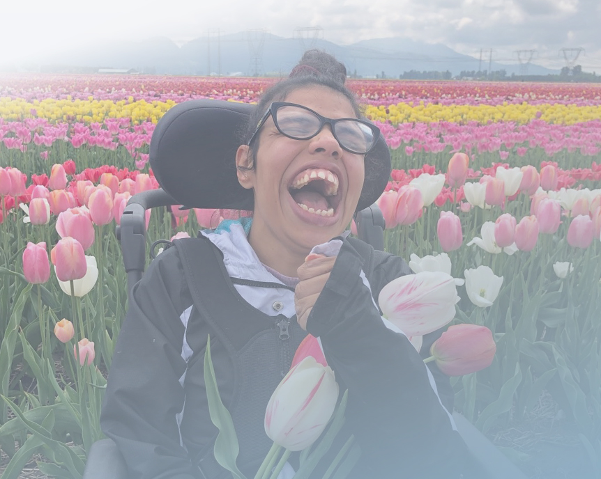 Marina at the tulip festival