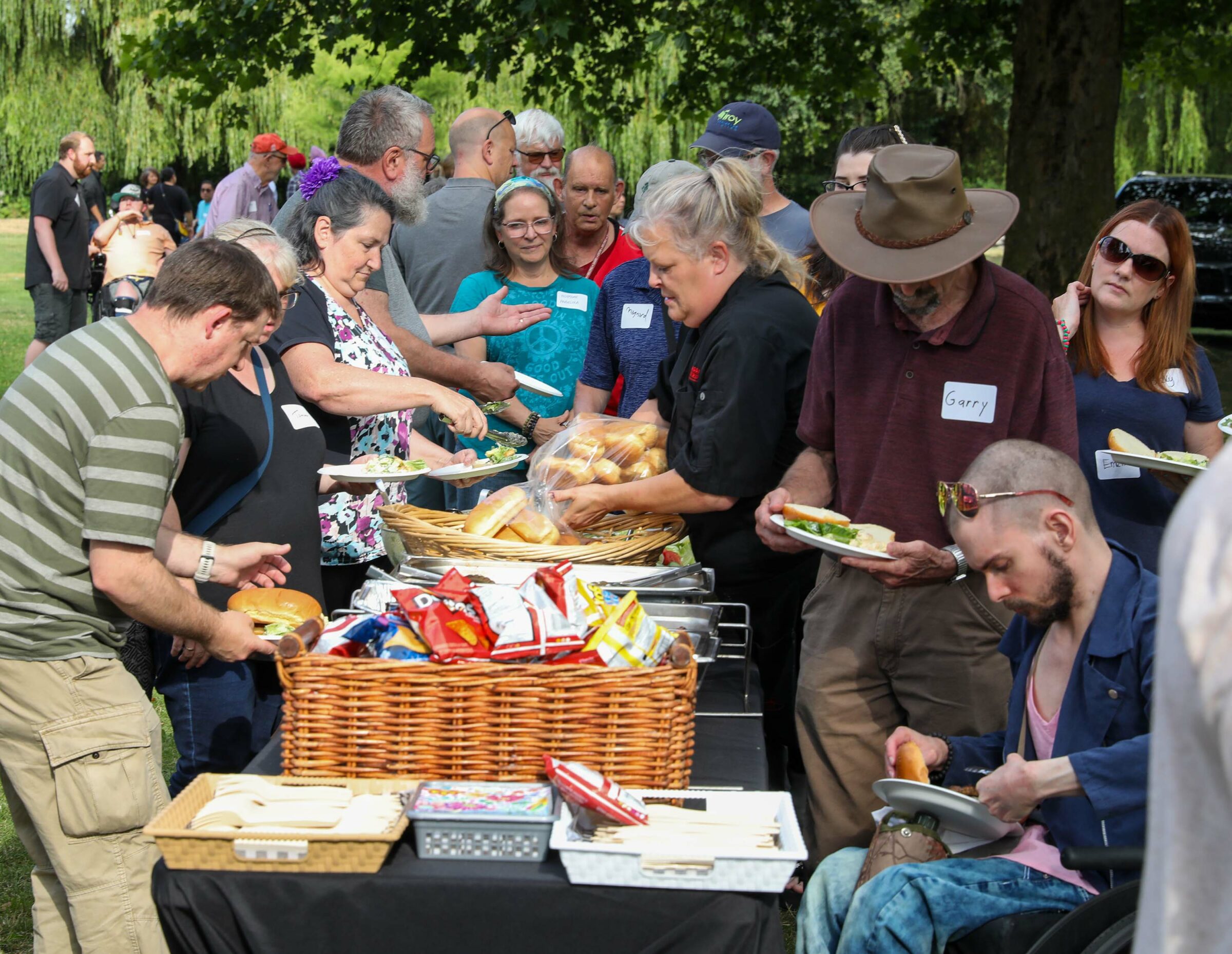 4. Abby Bbq Food Table 3